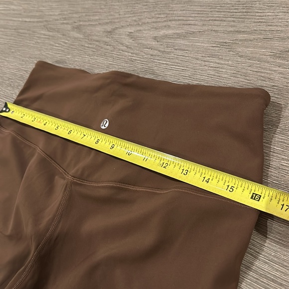Lululemon influencer Align High-Rise Mini-Flared Pant 32" Java size 12 NWT - Picture 4 of 7